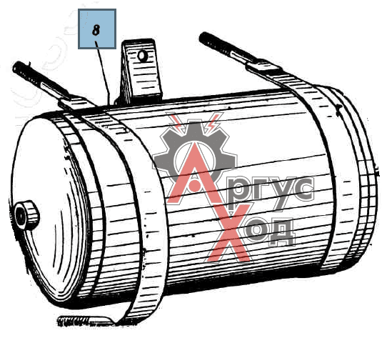 40П-4221014-А Воздушный балон в сборе