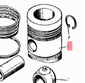 236-1004015-Г Поршень