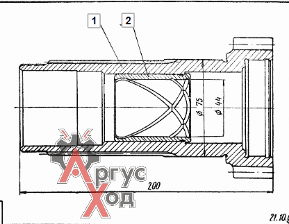 21.10.040 Шестерня барабана ведомого в сборе