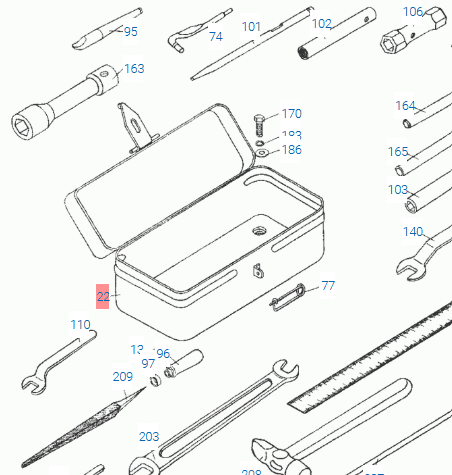6.61.019 Ящик для инструмента