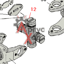 131-22050025-А Крестовина в сборе