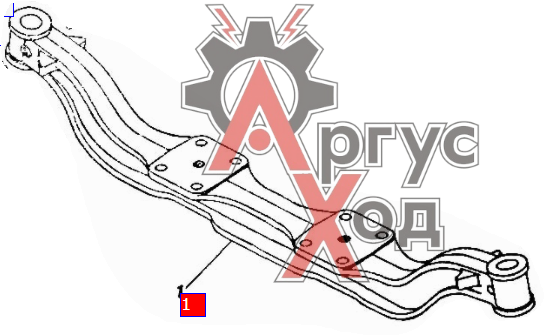 5320-3001010-01 Балка переднея оси