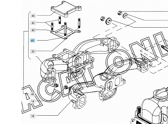 24-1008019 Прокладка межколлекторная