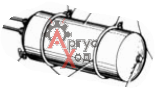 127-3513015 Баллон воздушный тормозов первый в сборе