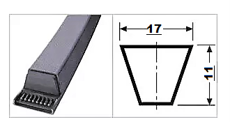 17х1800 Ремень клиновой