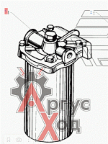 204А-1105510-Б Фильтр грубой очистки топлива в сборе