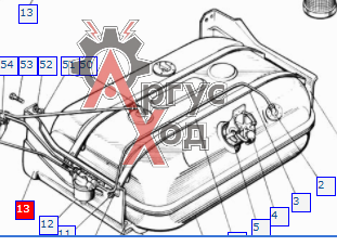 130-1101104-В Кронштейн крепления топливного бака передний