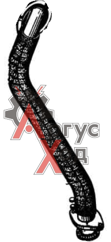 41-1203006 Труба глушителя правая с термоизоляцией в сборе