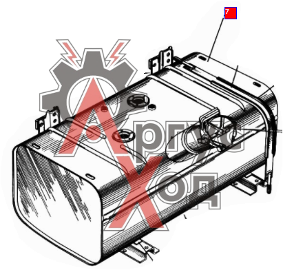 5410-1101010-10 Бак топливный 125 л
