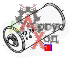 4925-1201010 Глушитель передний выхлоп МВС