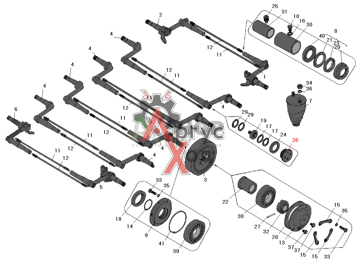 8.32.155 Гайка балансира