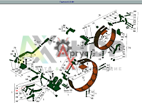 8.23.105 Рычаг остановочного тормоза правый