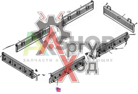 4310-8502011 Борт № 1 боковой левый в сборе