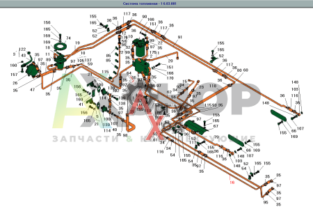 6.03.050 Труба сливная форсунок