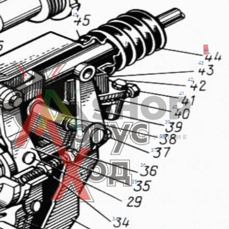 130-3514275-А Чехол тяги тормозного крана защитный