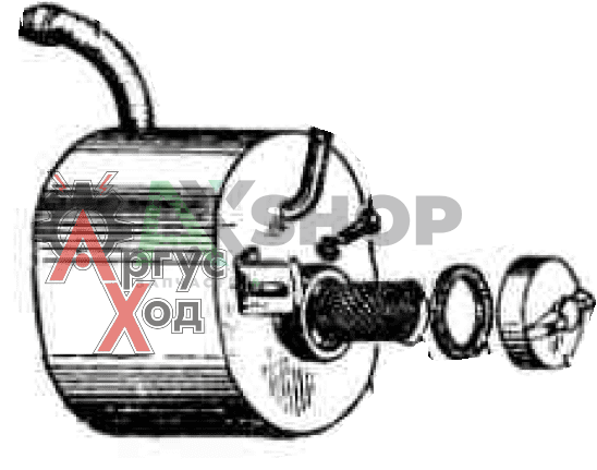 41-3212302 Бачок гидросистемы катков без фильтра и пробки в сборе