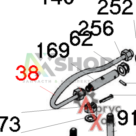 8.10.082 Труба маслопровода главного вала