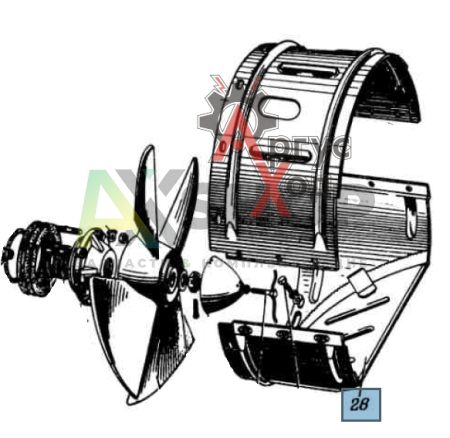 41-3224125 Диффузор водомета нижняя часть