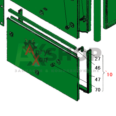 6.37.020 Панель задняя нижняя