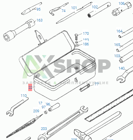 6.61.019 Ящик для инструмента