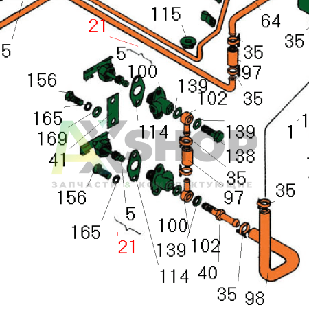 8.03.028 Кран в сборе