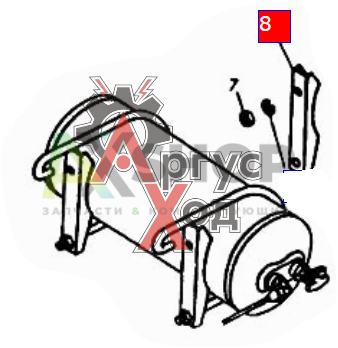 54112-3513081 Кронштейн крепления рессивера