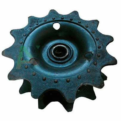 Колесо ведущее (венцы ОШ на заклепках,12 зуб.\ступица D=70) 71-3202010-02