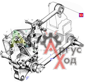 131-2919010-А Штанга реактивная задней подвески с шарнирами в сборе