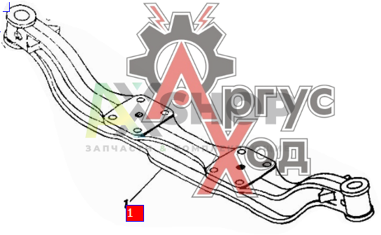 5320-3001010-01 Балка переднея оси