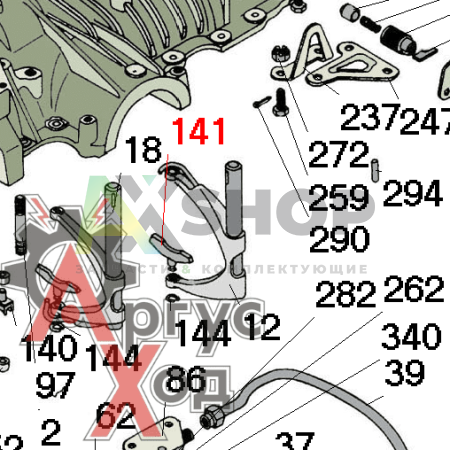 8.10.253-1 Сухарь переключения передач
