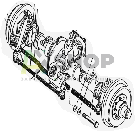 469-3414010-01 Тяга сошки рулевого механизма в сборе