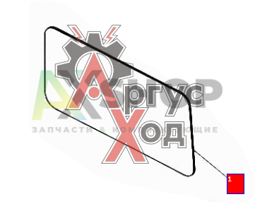 5320-5603016 Стекло окна задка