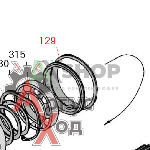 8.10.232 Гнездо подшипников