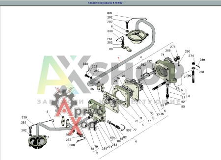 8.10.016 Трубка заборника правого с фланцем