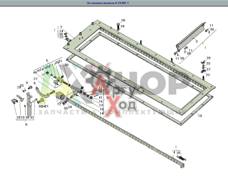 6.19.011-1 Жалюзи в сборе