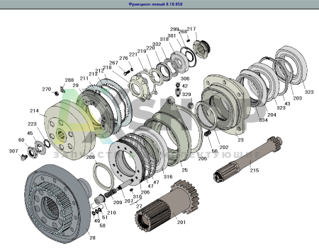 8.10.050 Фрикцион левый