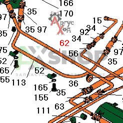 6.03.148 Трубка слива от бачка