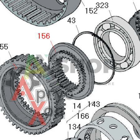 8.10.307 Муфта включения заднего входа
