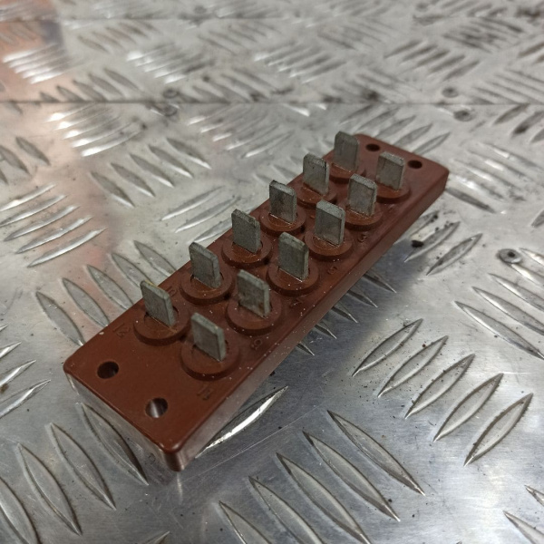 Плата клеммная 12 контактов