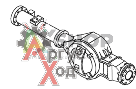 43118-2300020-10 Мост передний в сборе