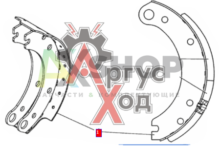 53212-3501095-10 Колодка
