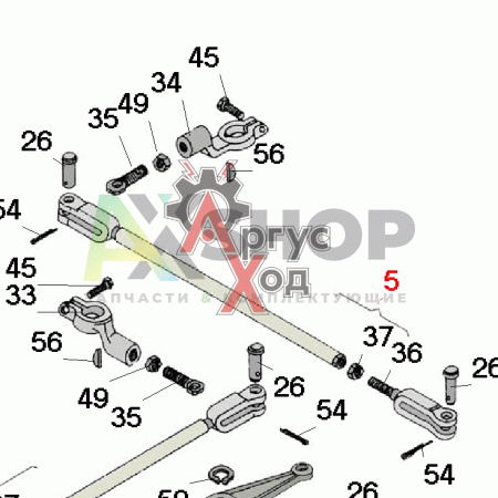 8.21.016-1 Тяга III и IV передач