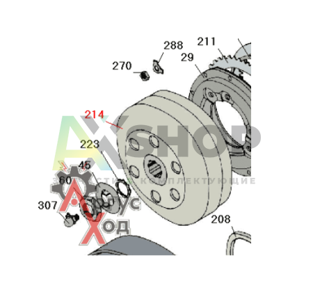8.10.531 КН Барабан ведущий 