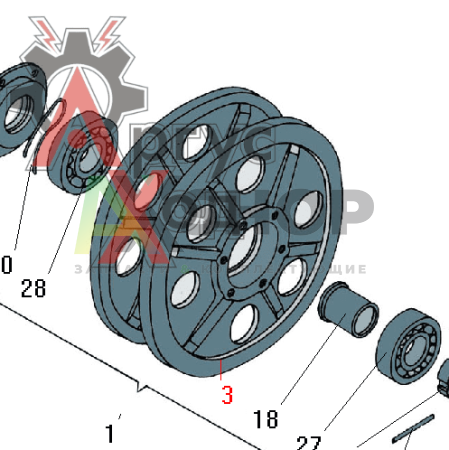 8.31.050-2 Колесо направляющее