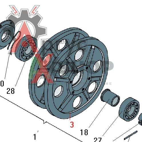 8.31.050-2 Колесо направляющее