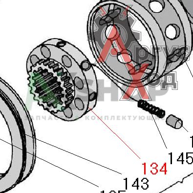 8.10.240-1 Каретка синхронизатора