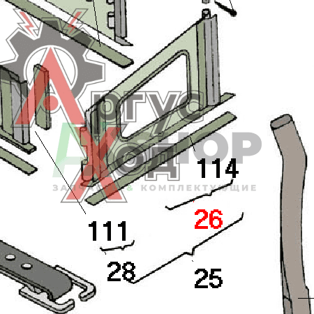 6.61.026 Боковина передняя