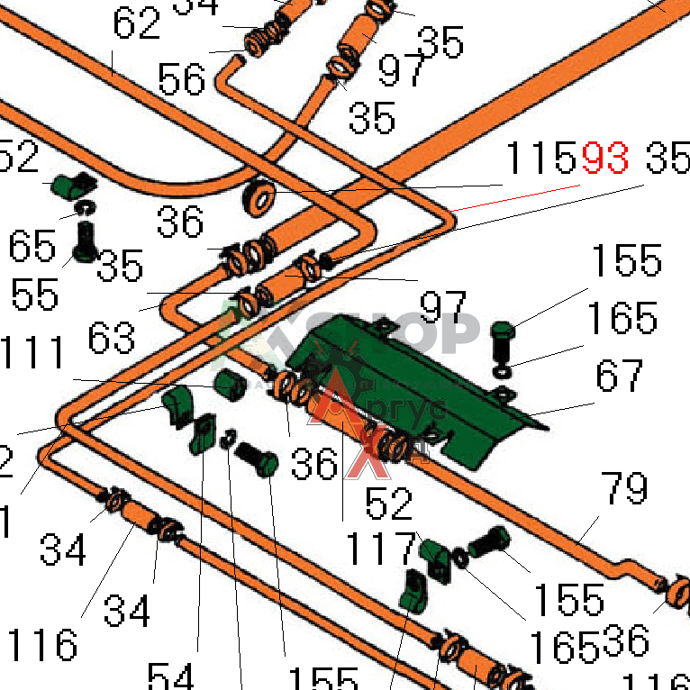 6.03.232 Труба сливная форсунок