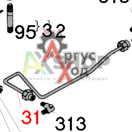 8.10.071 Труба маслопровода в сборе
