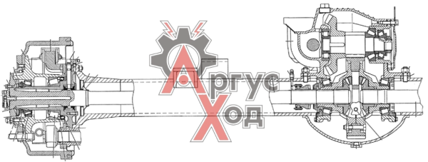 4350-2400041-20 Мост задний в сборе